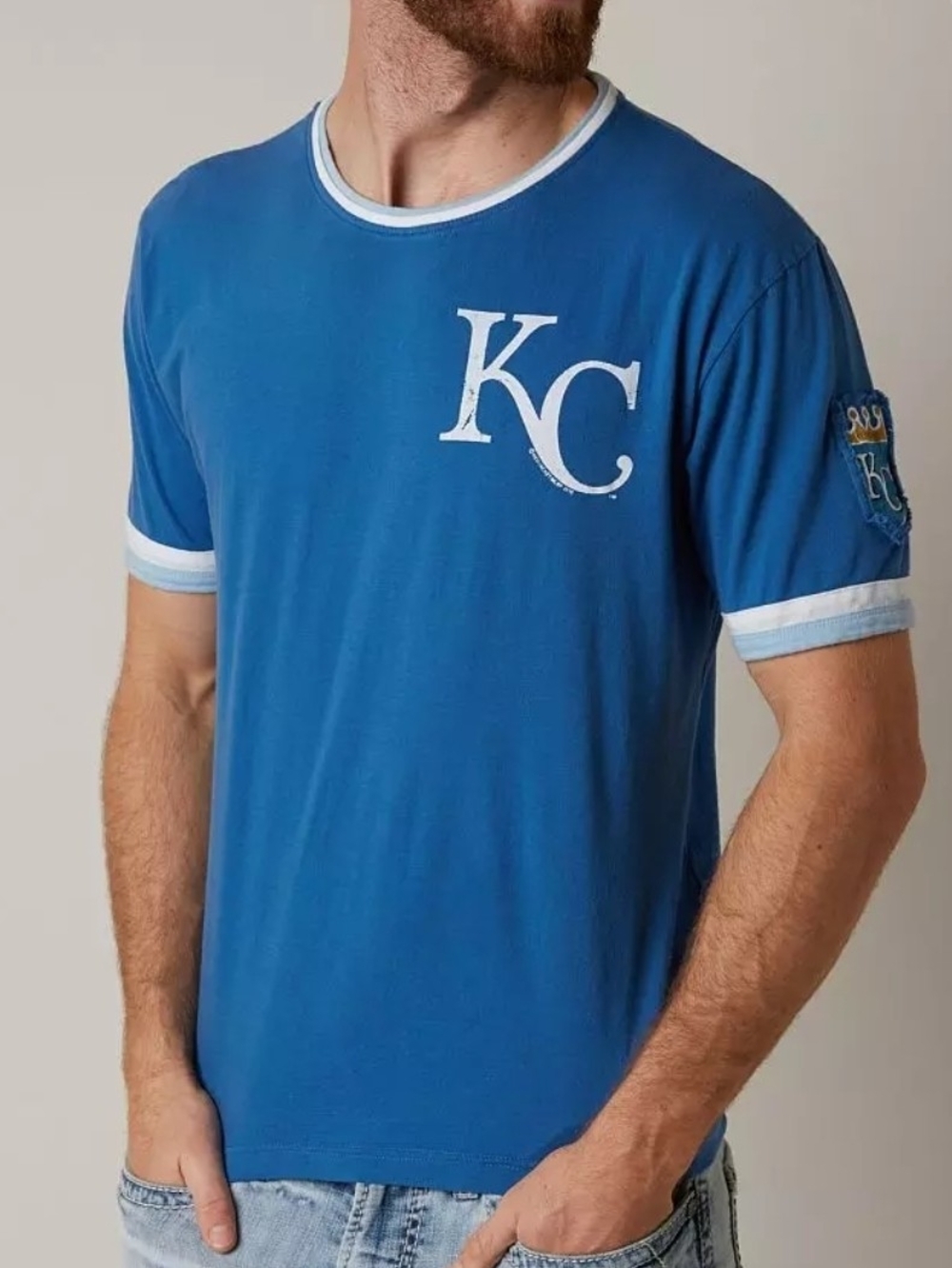 Red Jacket Blue KC Short-Sleeve Crewneck Tee
